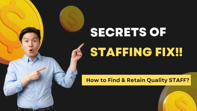 HOW TO FIX STAFFING ISSUES